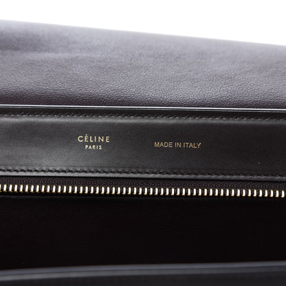 Celine Bullhide Calfskin Nubuck Medium Tri-Color Trapeze Taupe 8 of 9