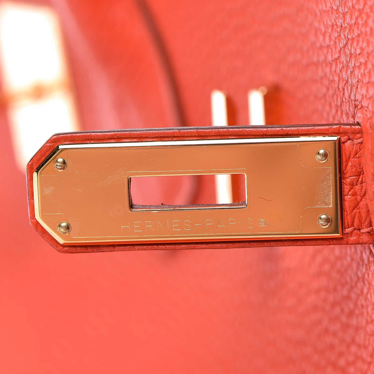 Hermes Togo Birkin 35 Capucine 25 of 37