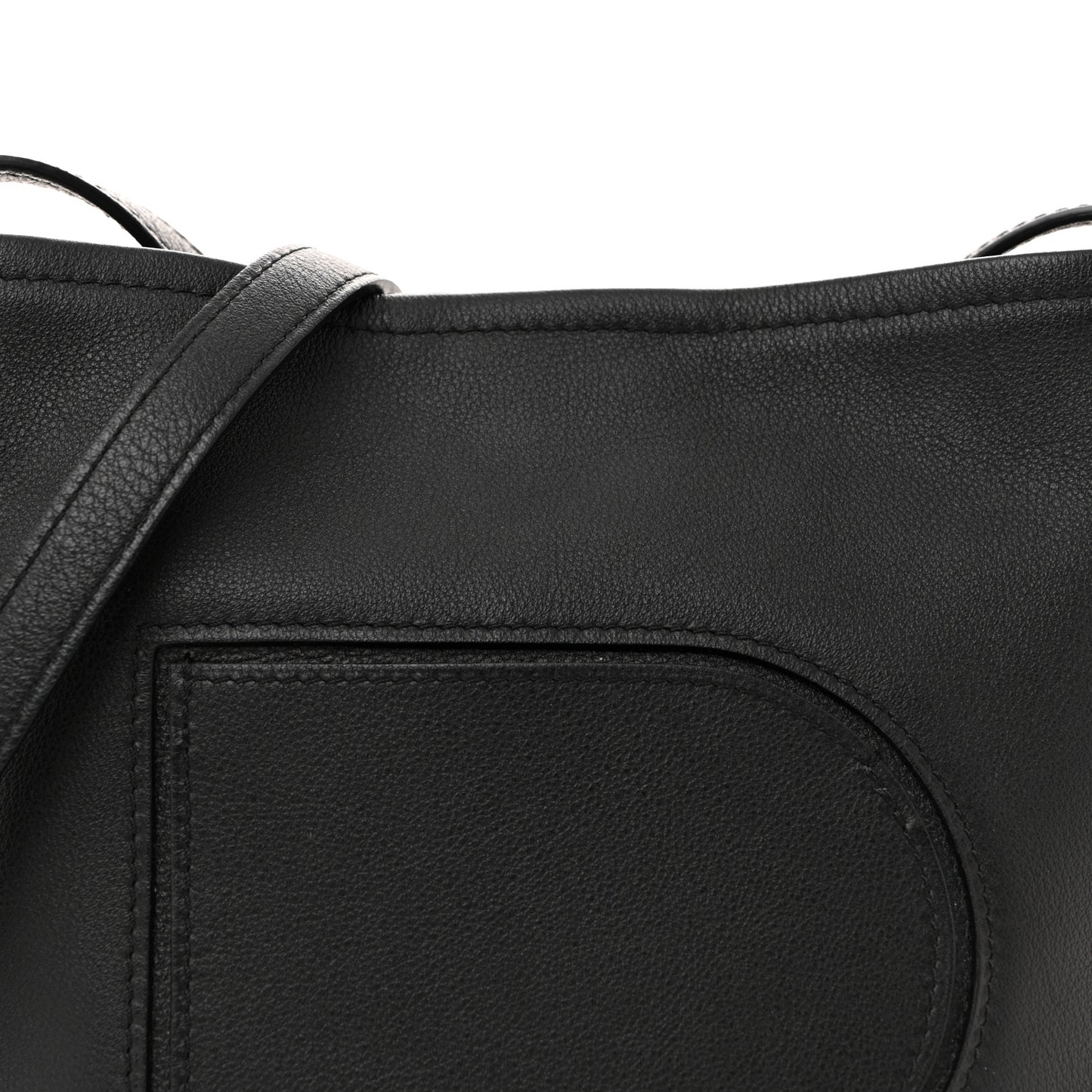 Calfskin Mini Pin Allure Bucket Black
