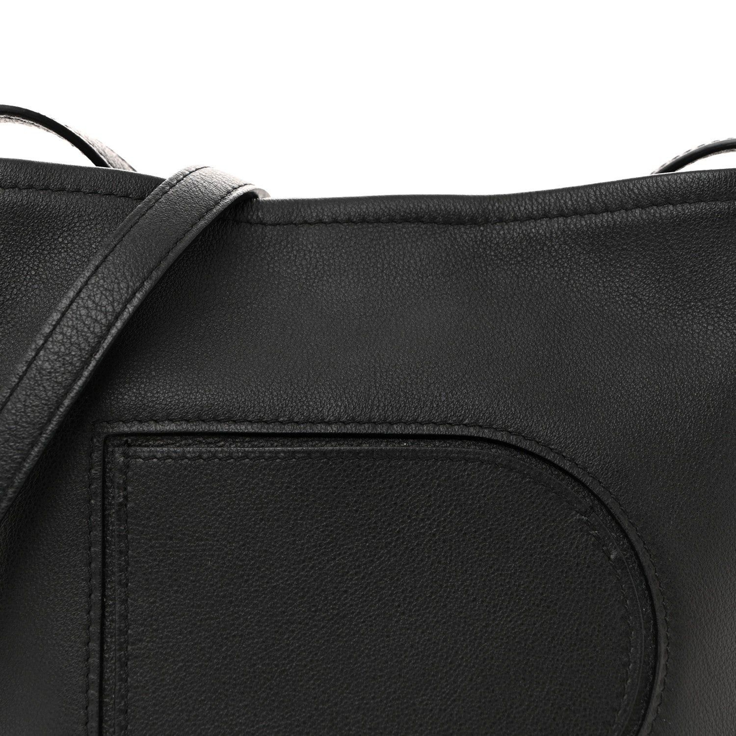 Delvaux Calfskin Mini Pin Allure Bucket Black 7 of 9