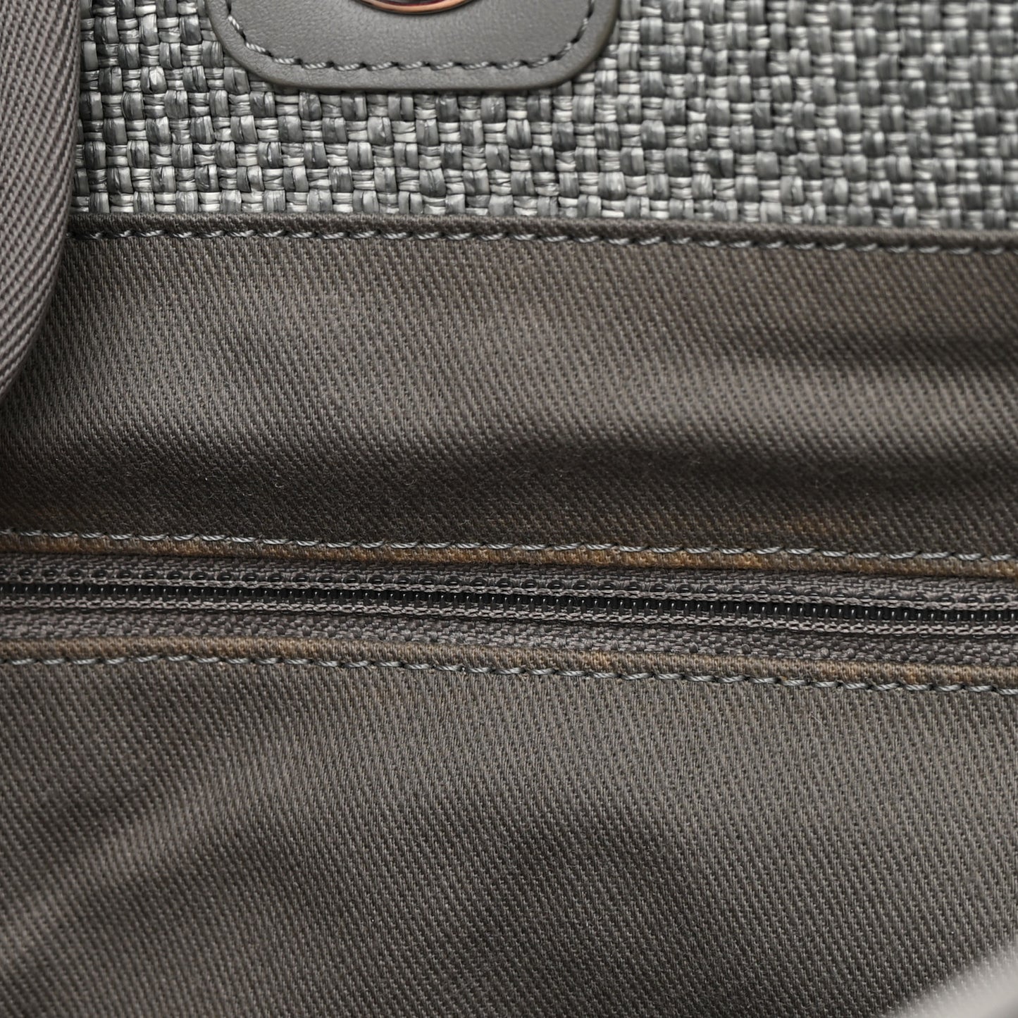 Canvas Large Deauville Tote Grey