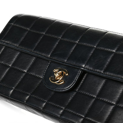Chanel Lambskin East West Chocolate Bar Flap Black 8 of 8