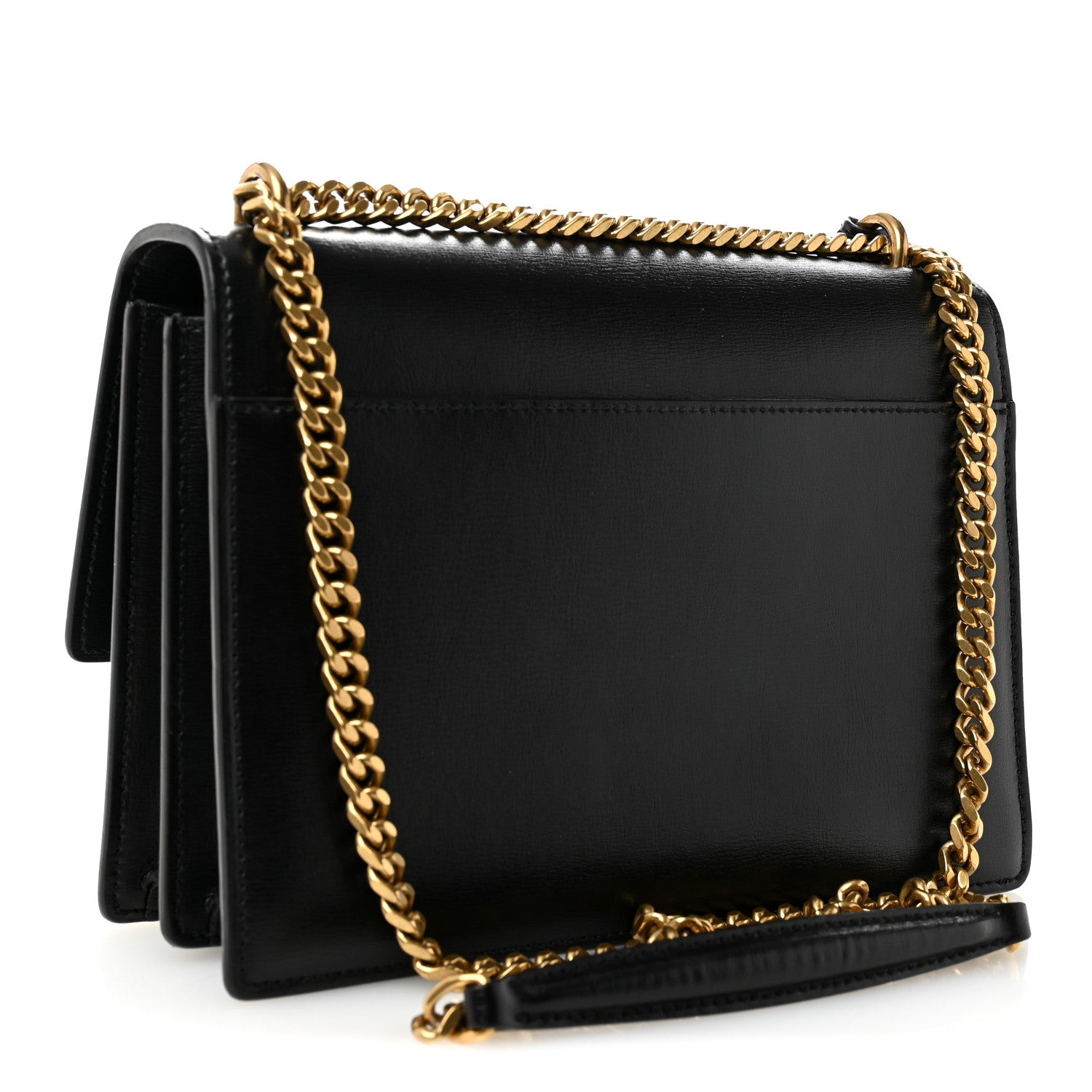 Saint Laurent Calfskin Medium Monogram Sunset Black 3 of 12