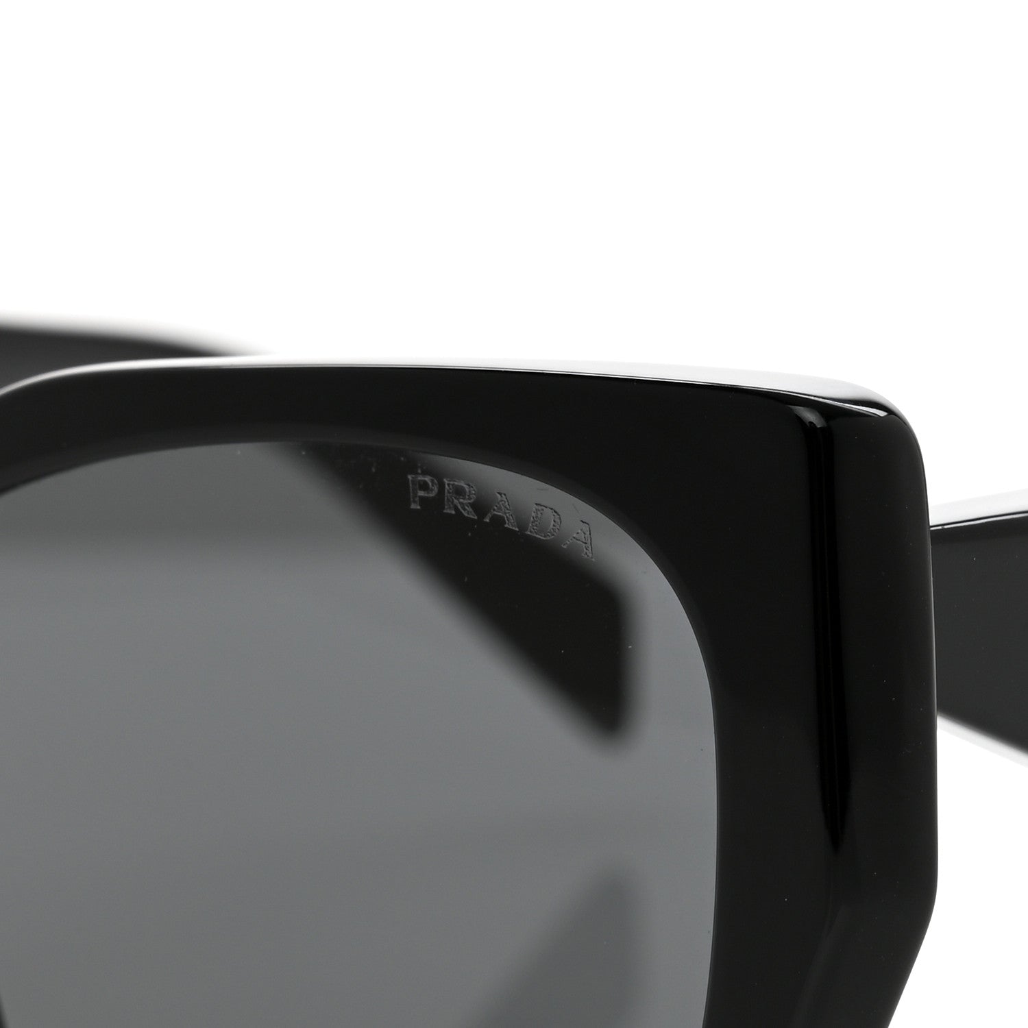 Prada Acetate Symbole Sunglasses SPR 19Z Black 7 of 10