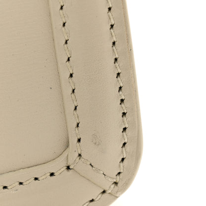 Saint Laurent Smooth Calfskin Monogram Small Solferino Satchel  Blanc Vintage 13 of 13
