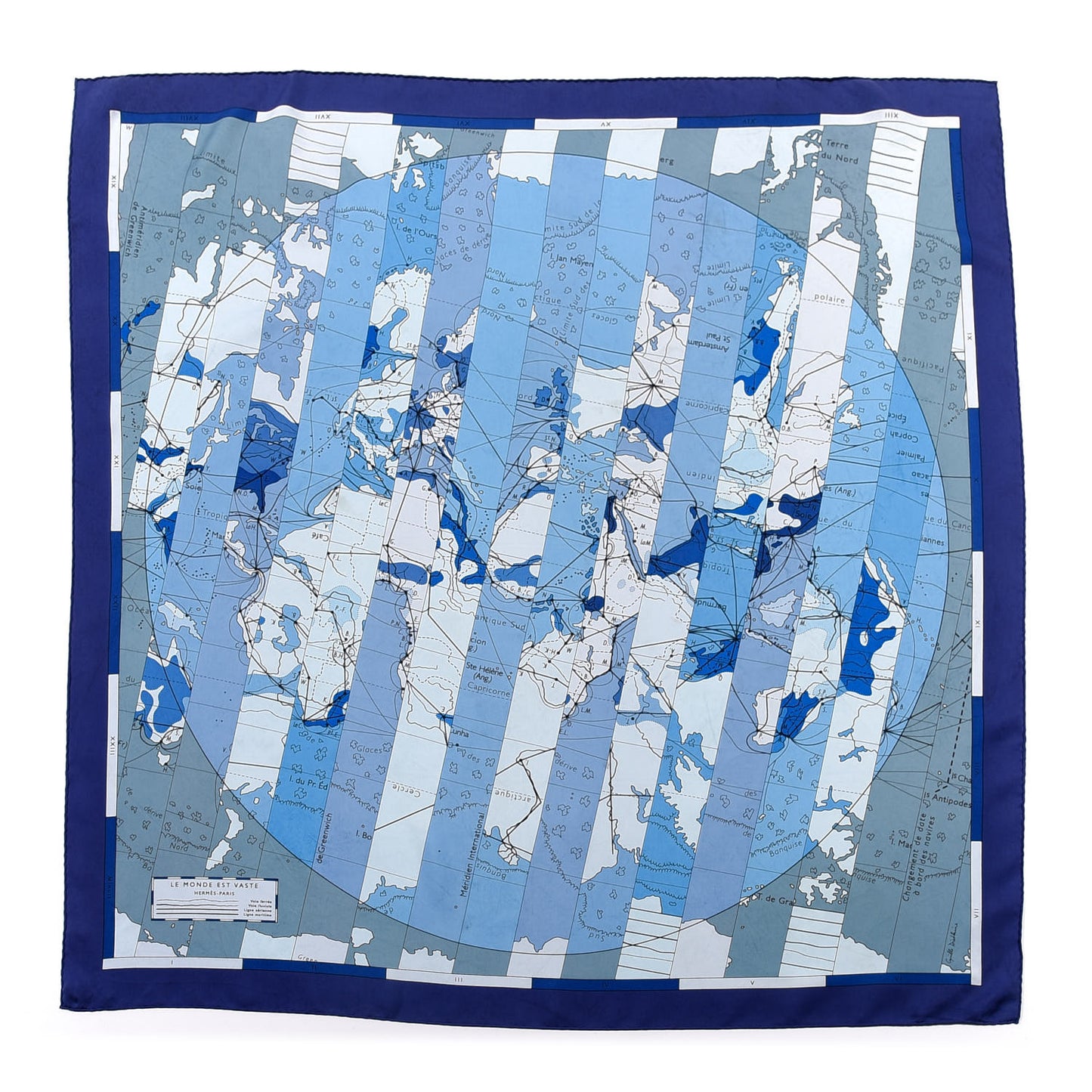Silk Le Monde Est Vaste Scarf 90