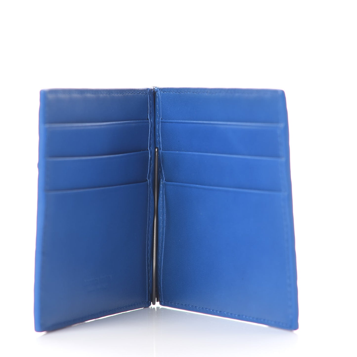 Nappa Intrecciato Bi-Fold Wallet Bleuette