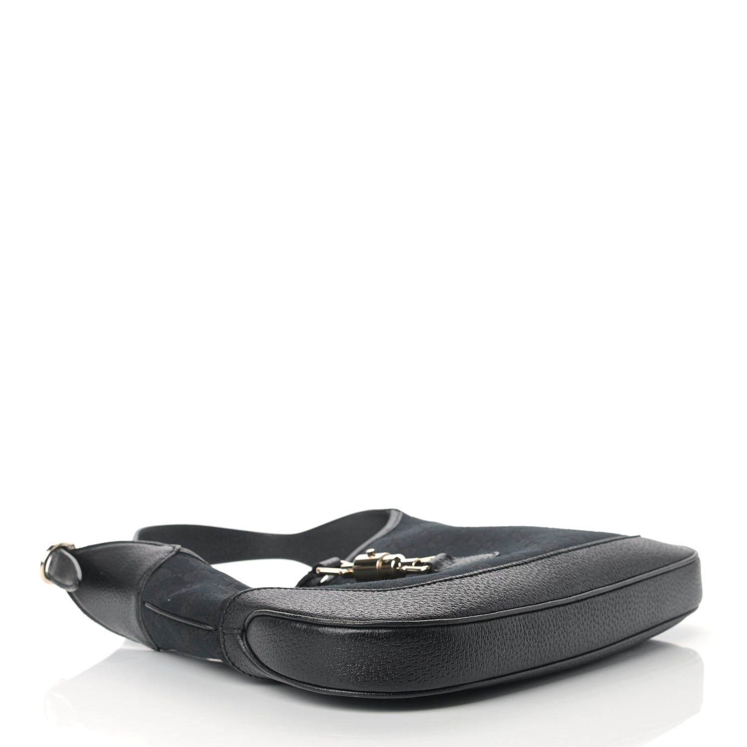 Gucci Monogram Jackie O Hobo Black 4 of 9