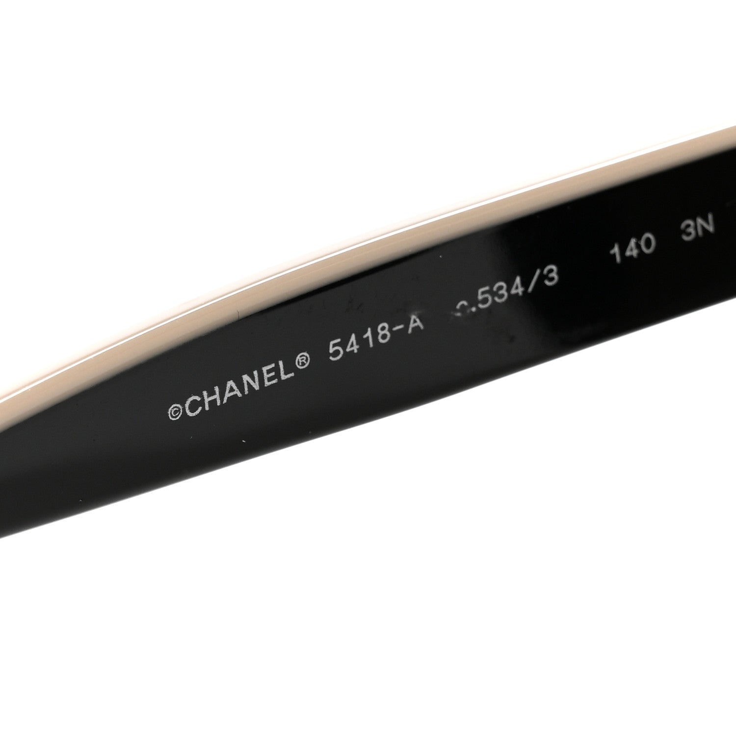 Chanel Acetate Logo Shield Sunglasses 5418 Black 5 of 8