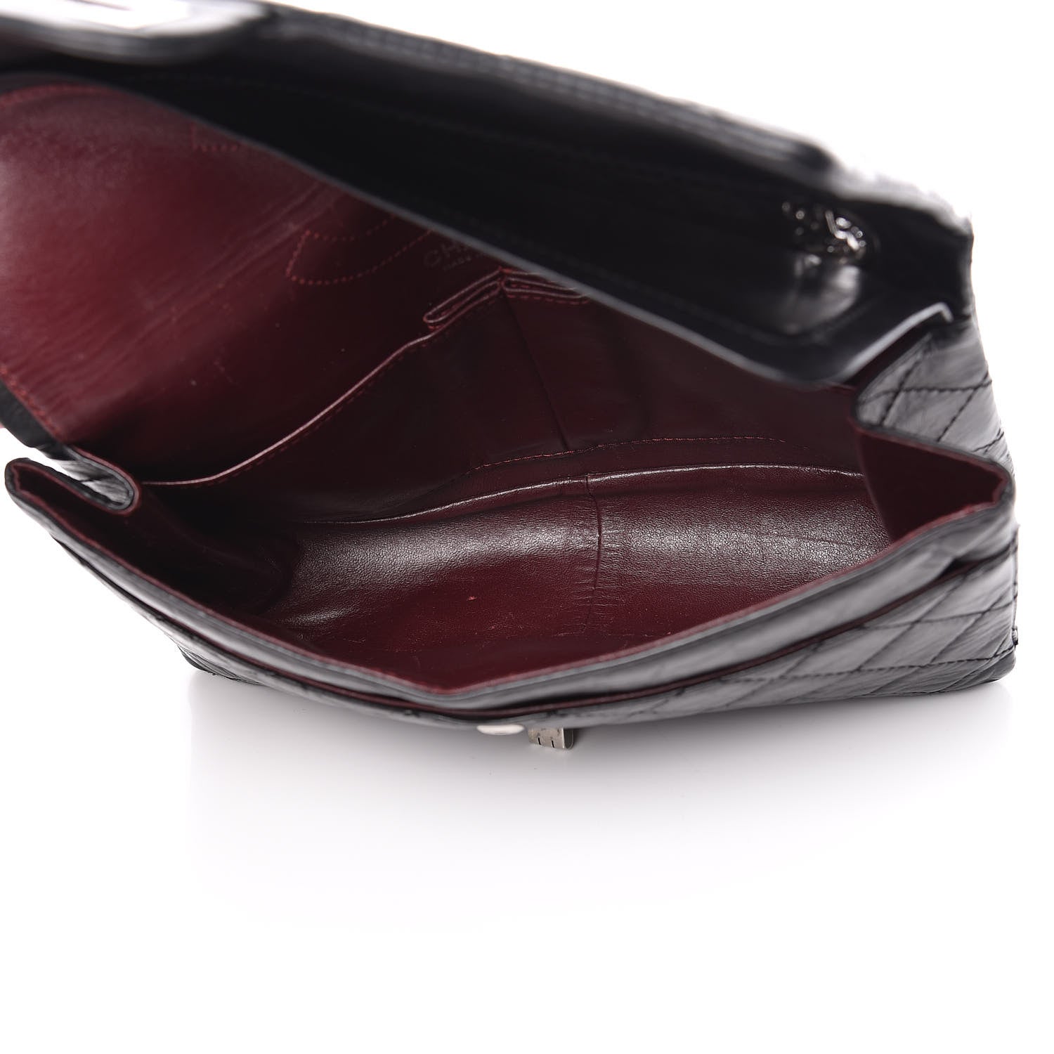 Chanel Aged Calfskin Quilted 2.55 Reissue 226 Flap Black 5 of 13