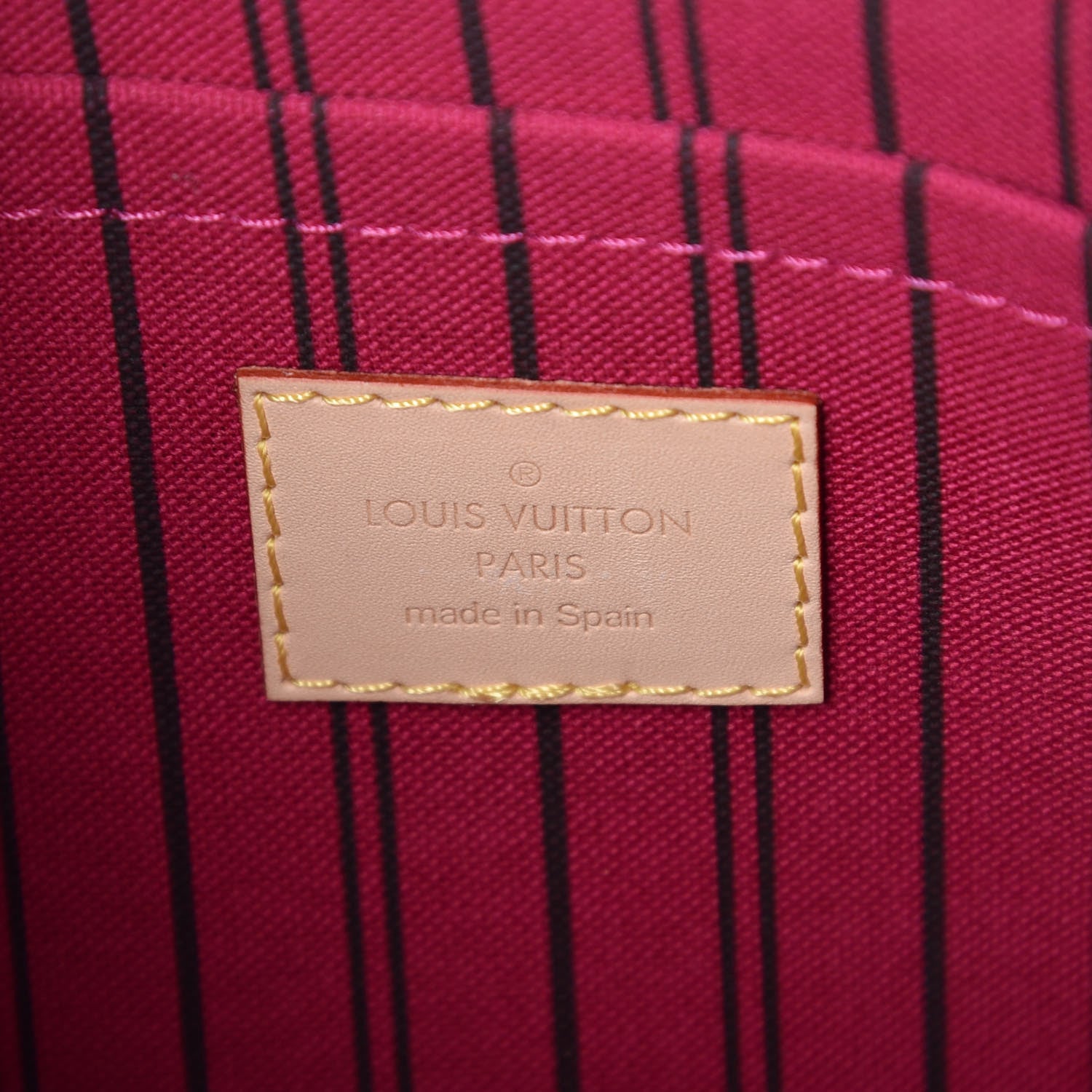 Louis Vuitton Monogram Neverfull MM GM Pochette Pivoine 12 of 14