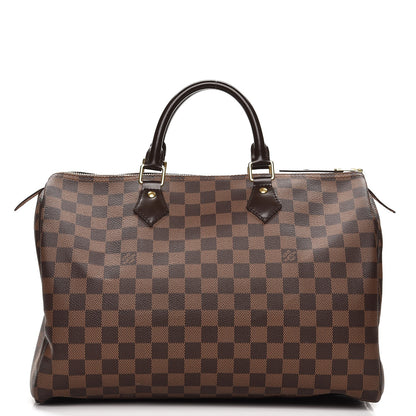 Louis Vuitton Damier Ebene Speedy 35 1 of 9