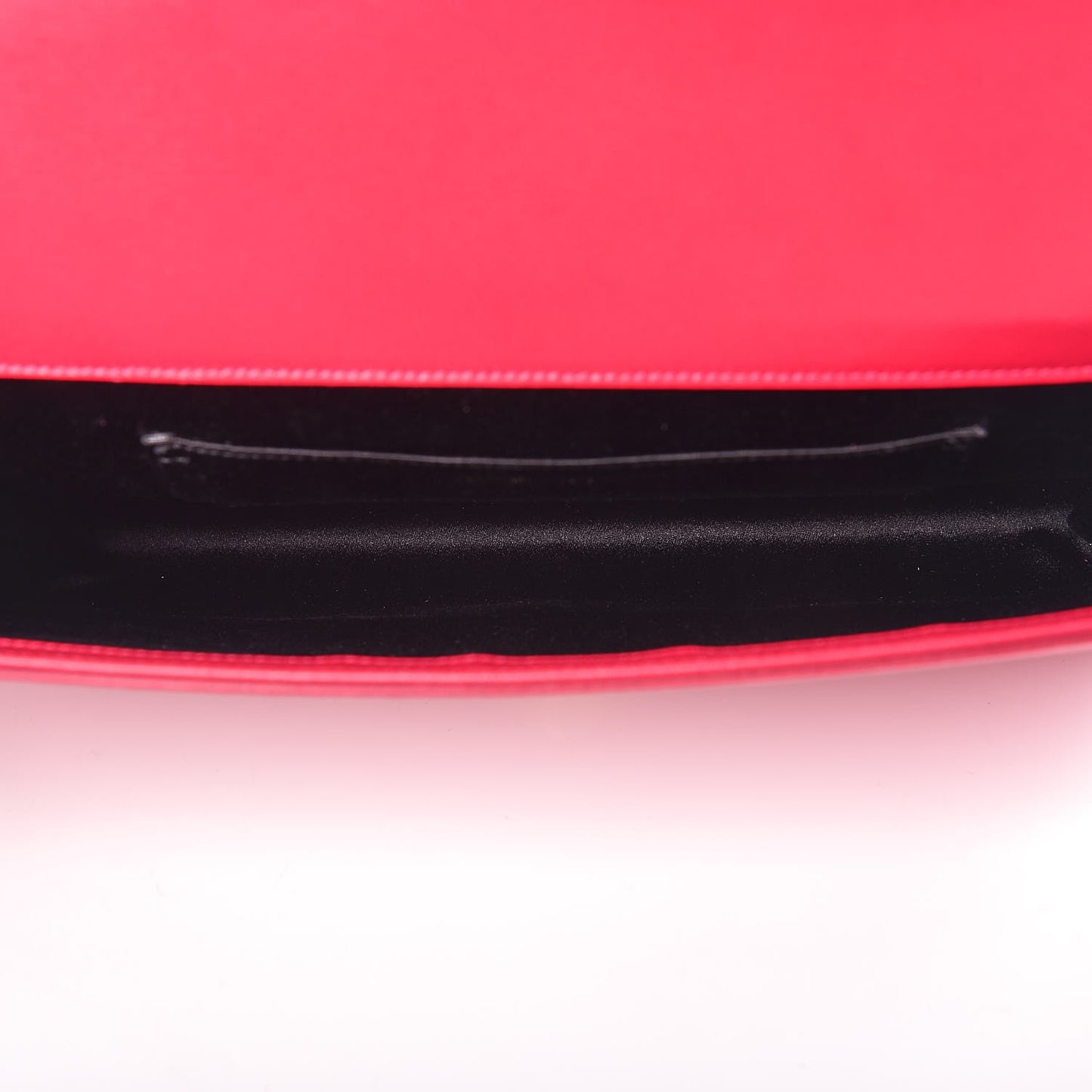 Calfskin Monogram Large Belle De Jour Clutch Lipstick Fuchsia