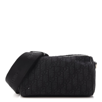 Christian Dior Oblique Roller Messenger Bag Black 1 of 9