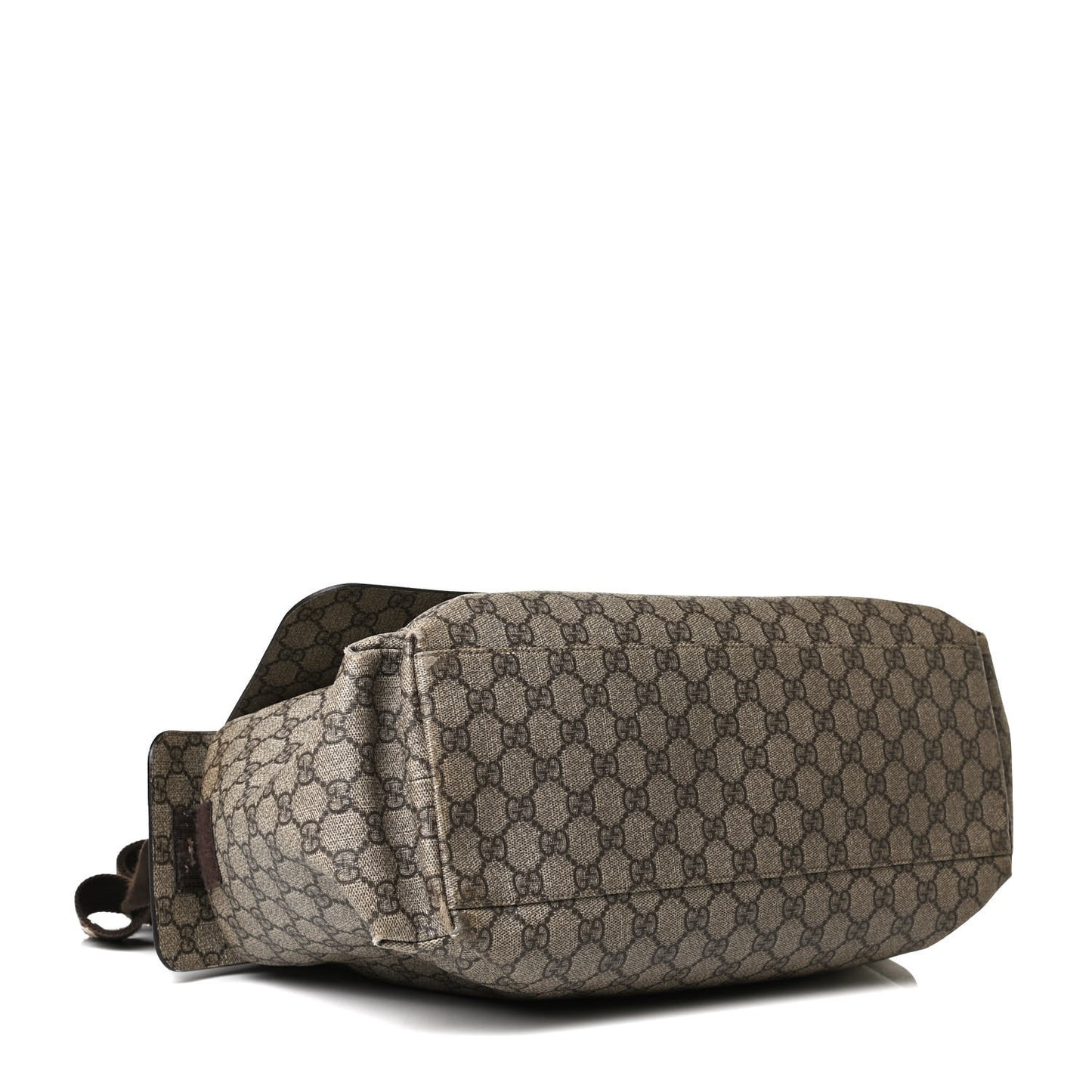 GG Plus Monogram Messenger Diaper Bag Dark Brown