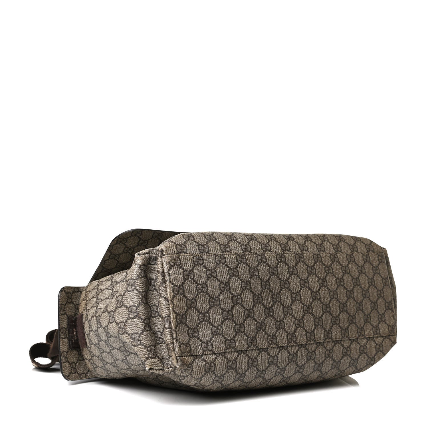 Gucci GG Plus Monogram Messenger Diaper Bag Dark Brown 4 of 17