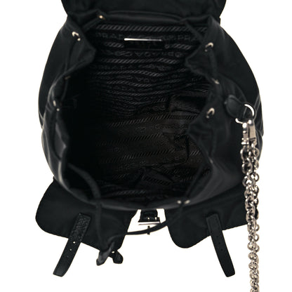 Prada Nylon Vela Mini Crossbody Backpack Black 5 of 12