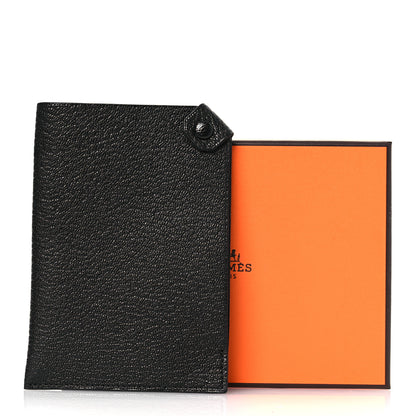 Hermes Chevre Mysore Tarmac PM Passport Holder Black 8 of 8