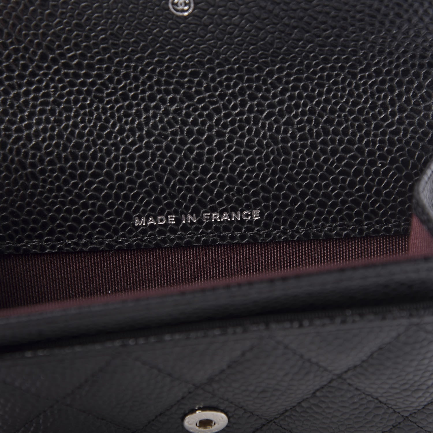 Chanel Caviar Quilted Flap Card Holder Black 7 of 9