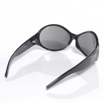 Chanel CC Sunglasses 6016 Black 2 of 6