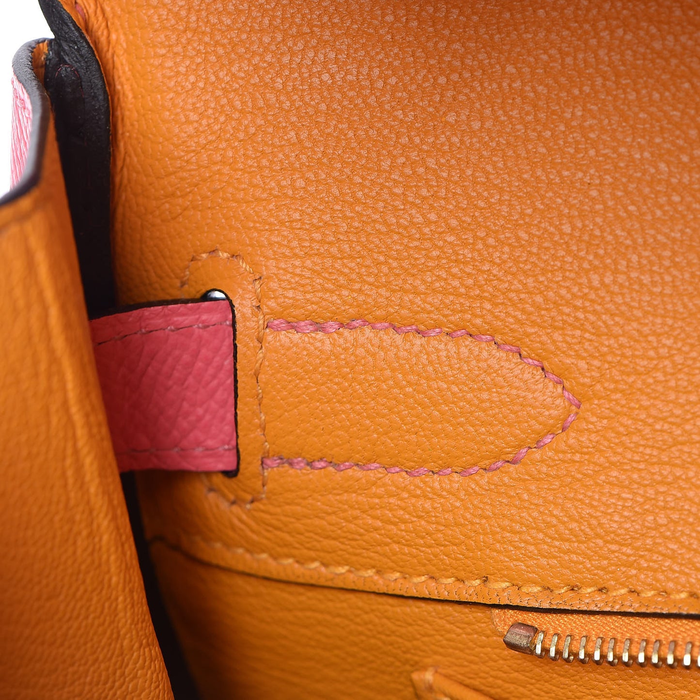 Epsom Horseshoe Birkin 30 Rose Azalee Jaune D'or
