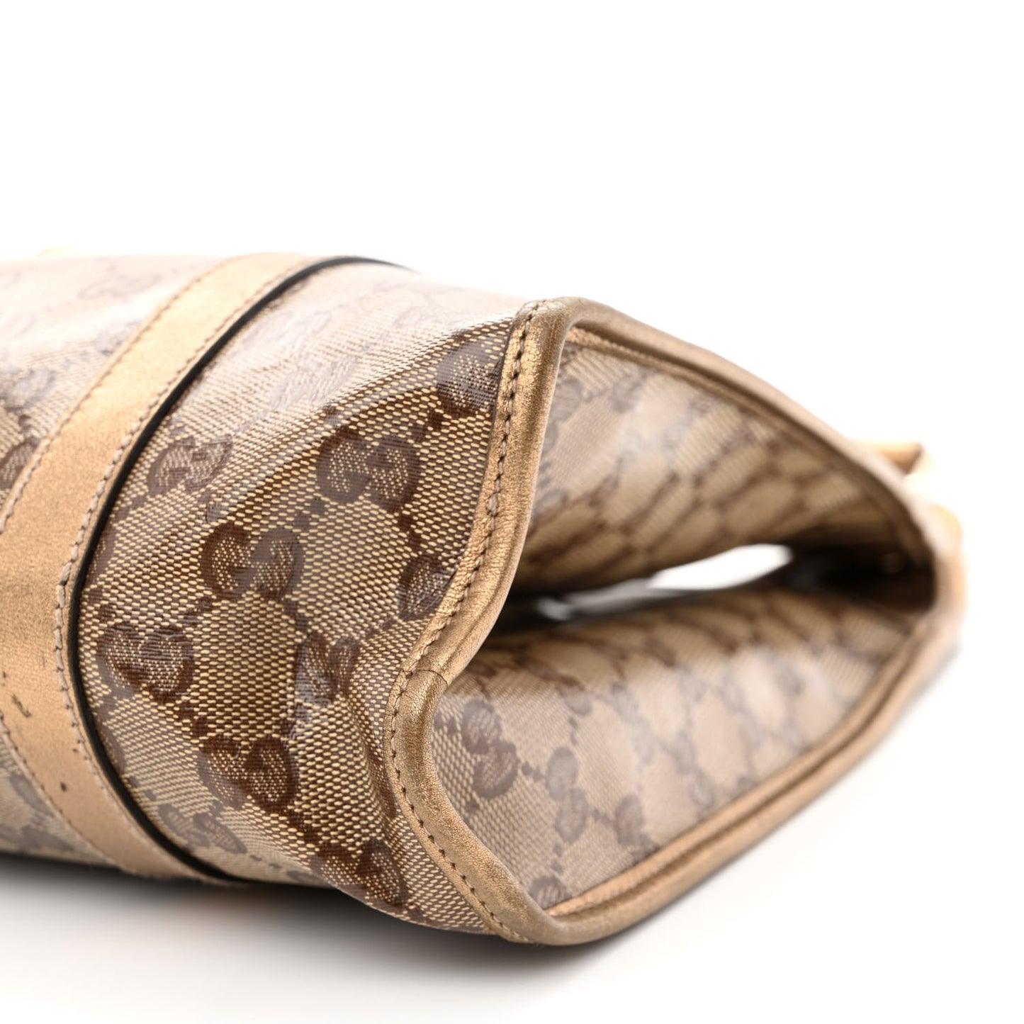 Crystal Monogram Medium Joy Shoulder Bag Bronze