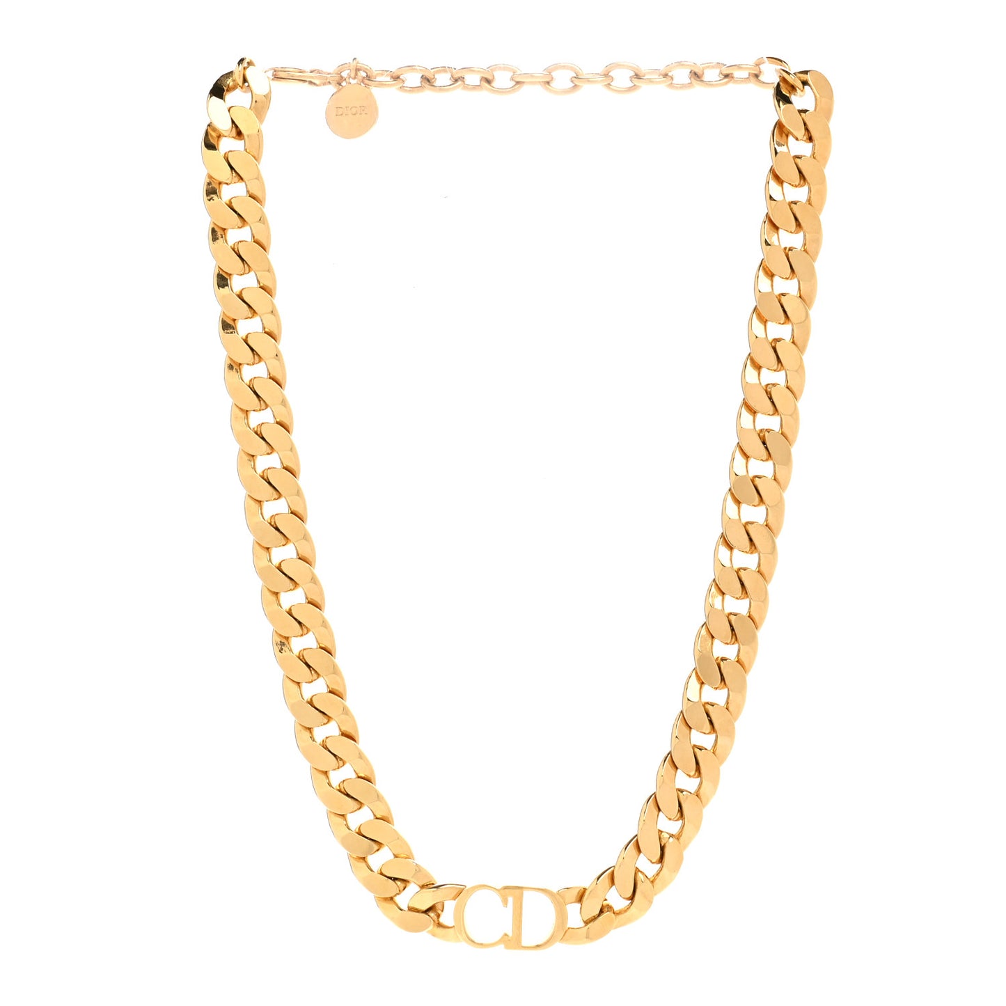 Metal Danseuse Etoile Chain Choker Necklace Gold