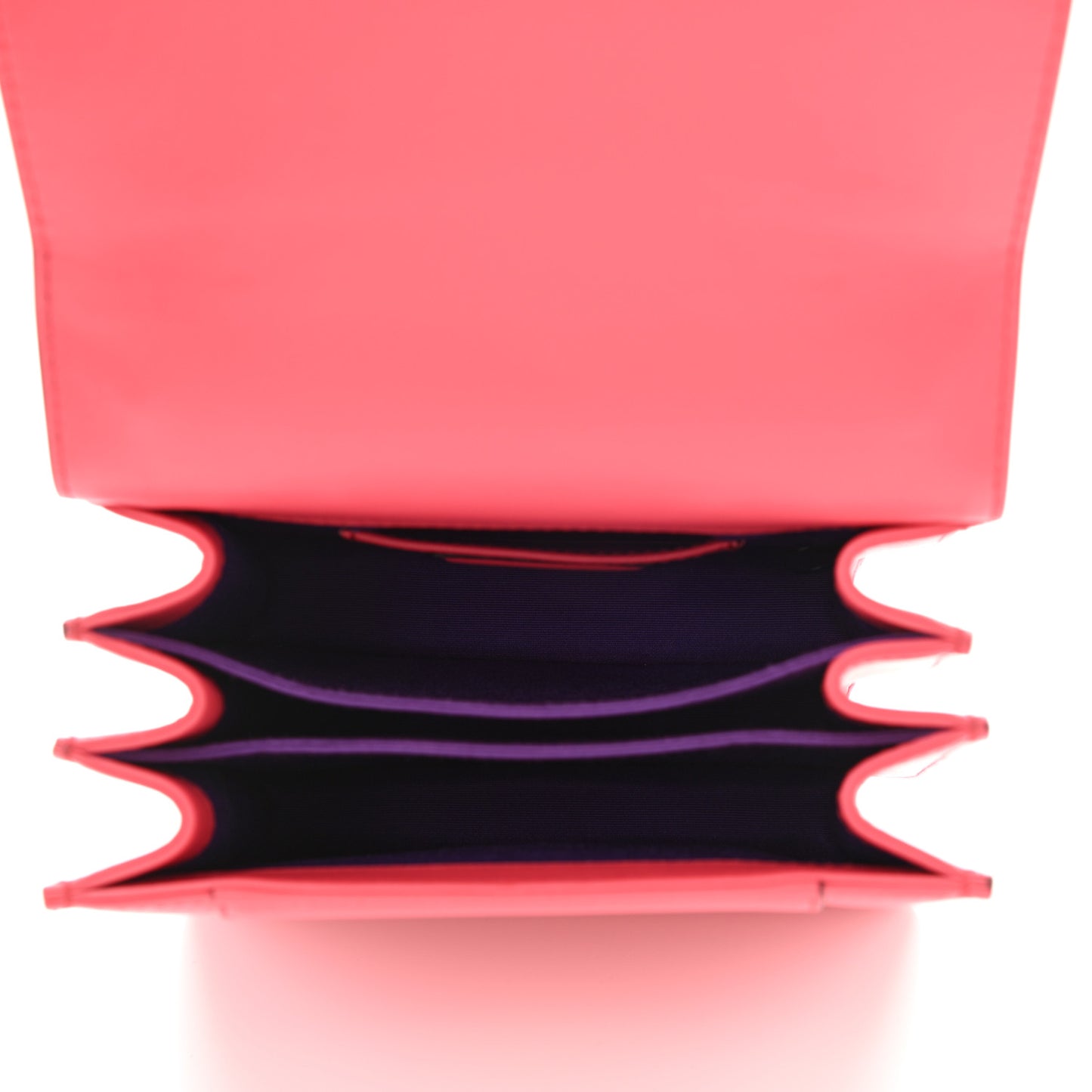 Calfskin Serpenti Forever Top Handle Reef Coral