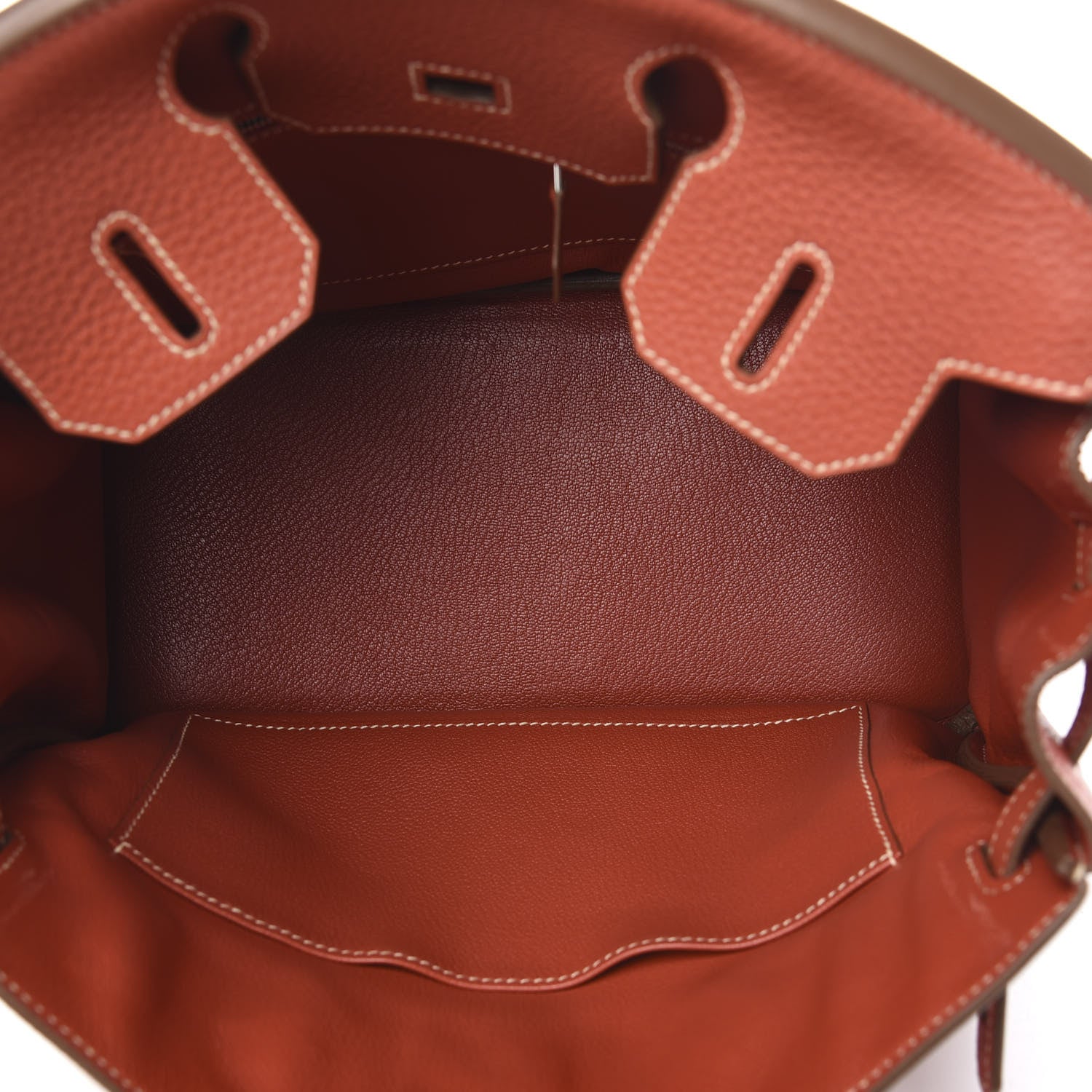 Hermes Taurillon Clemence Birkin 30 Sanguine 7 of 30