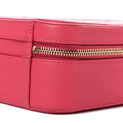 Chanel Caviar Quilted Medium CC Filigree Vanity Case Pink 9 of 10