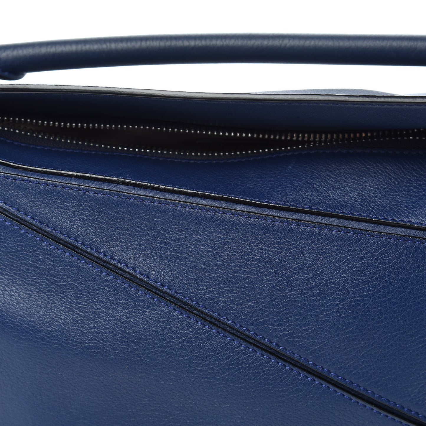 Calfskin Small Puzzle Bag Marine