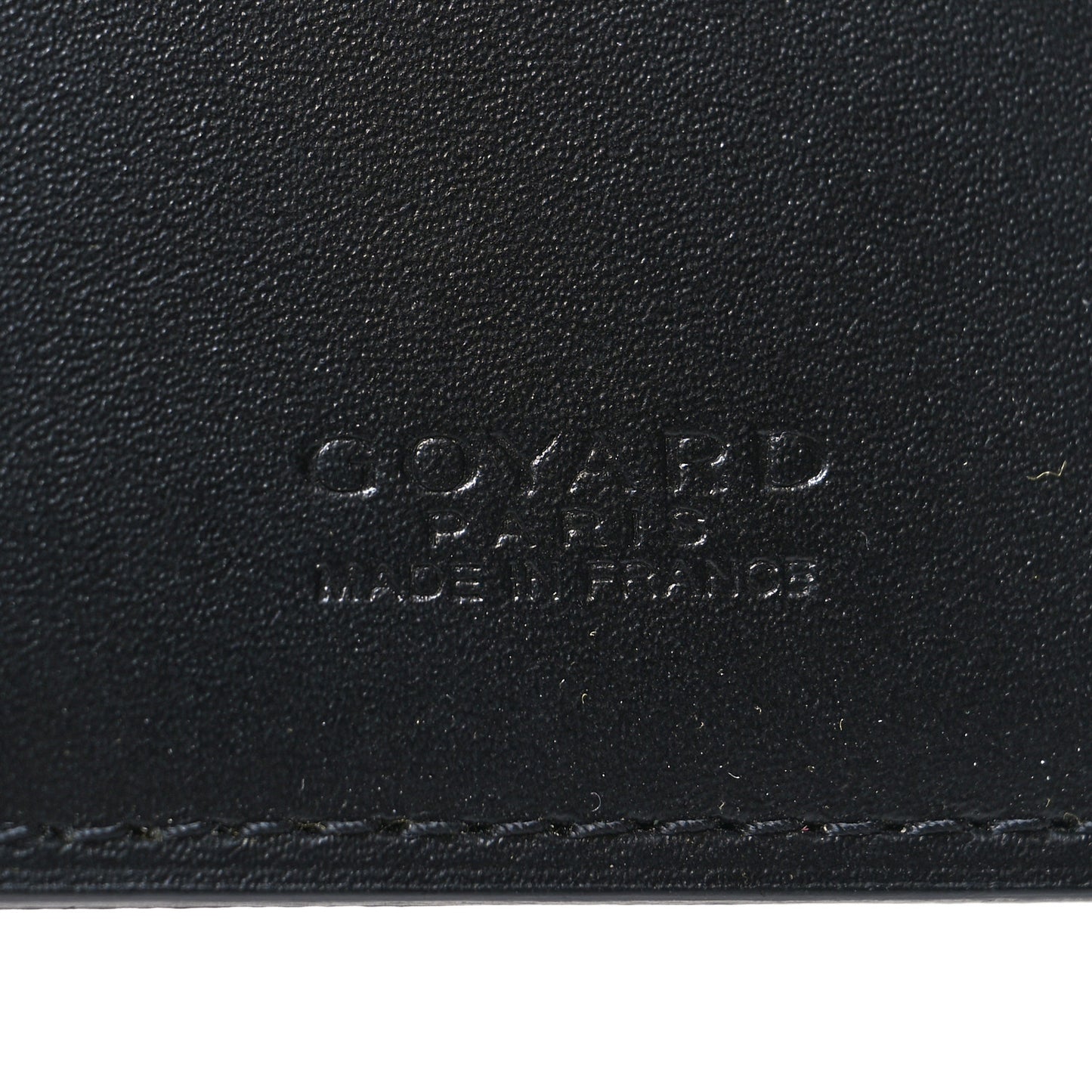 Goyardine Long Bi-Fold Wallet Black