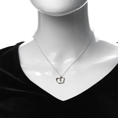 Tiffany Sterling Silver Elsa Peretti Apple Pendant Necklace 2 of 4
