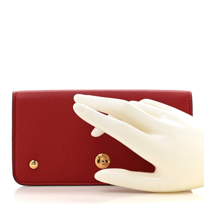Burberry Marais Calfskin Rowe Continental Wallet Dark Carmine 2 of 10