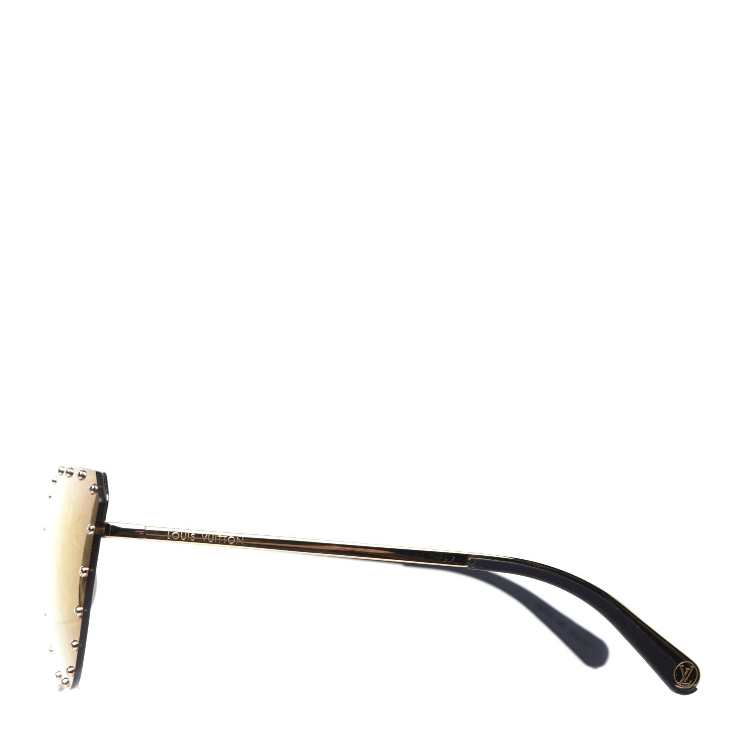 Louis Vuitton Metal LV The Party Sunglasses Z0983E Gold 3 of 8