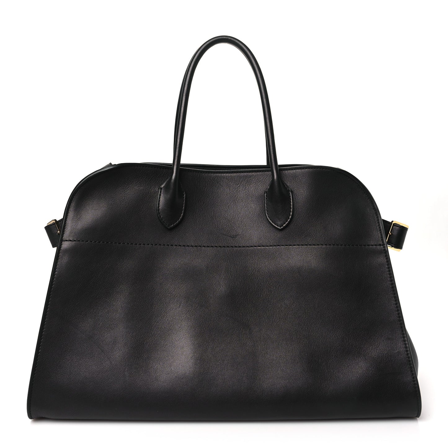 Polished Saddle Calfskin Soft Margaux 15 Black