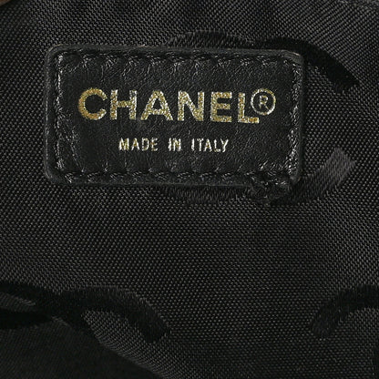 Chanel Calfskin Wild Stitch Vertical Top Handle Bag Black 7 of 12