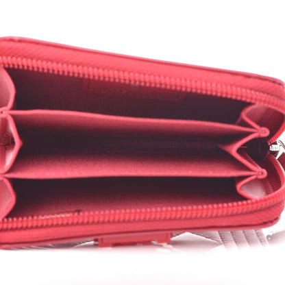Chanel Patent Quilted Plexiglass Zip Around Boy Coin Purse Wallet Pink 5 of 9