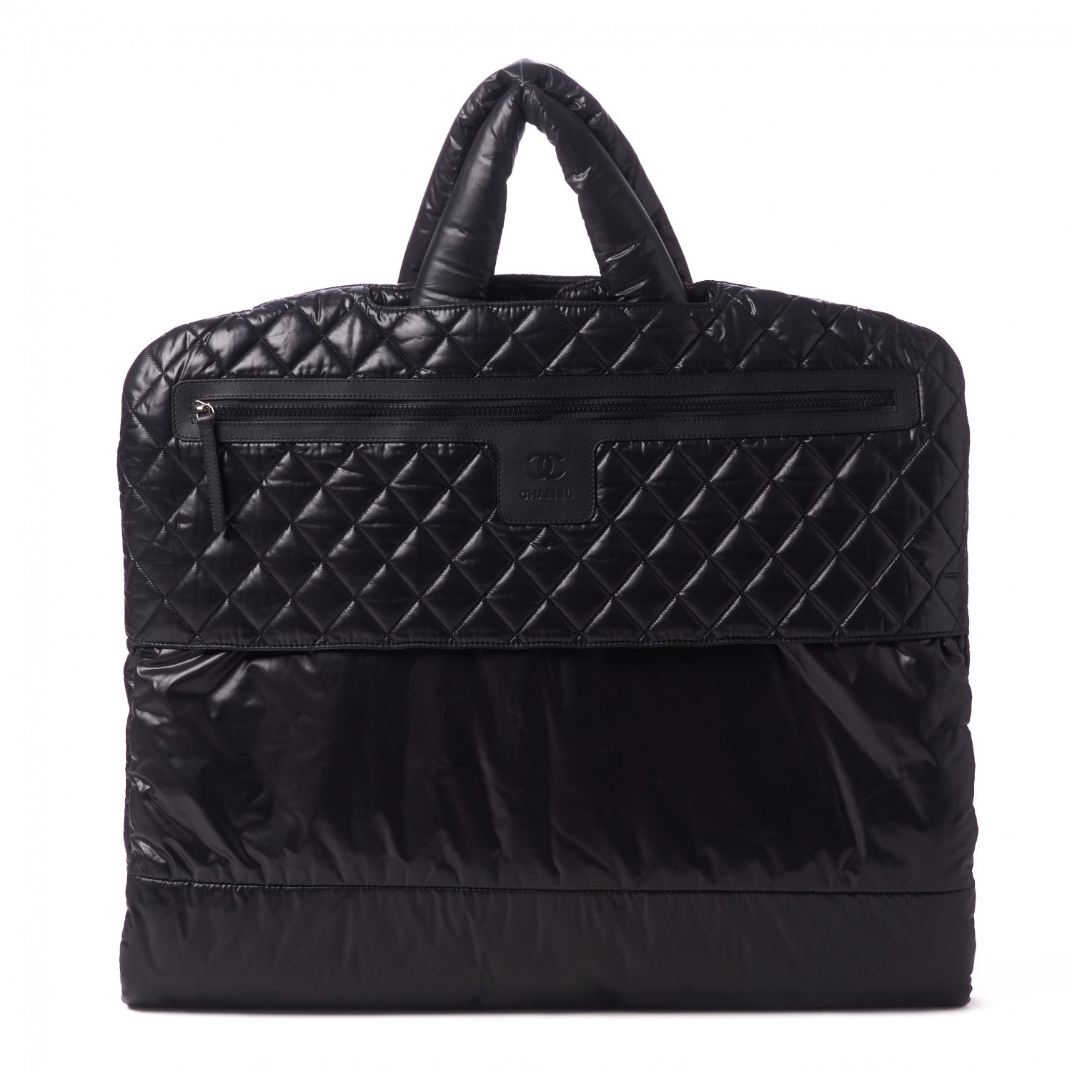 Chanel Nylon Quilted Coco Cocoon Garment Cover Black 1 of 10