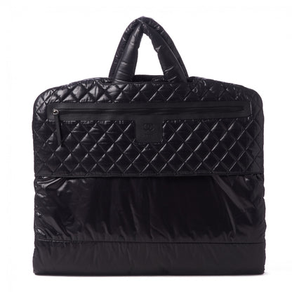 Chanel Nylon Quilted Coco Cocoon Garment Cover Black 1 of 10