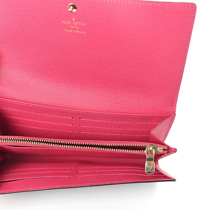 Louis Vuitton Monogram 2015 Christmas Animation Sarah Wallet Hibiscus 6 of 7
