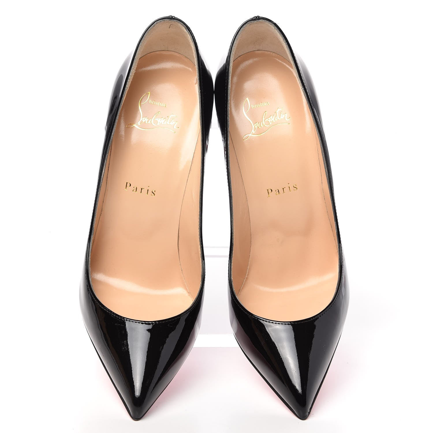 Christian Louboutin Patent Pigalle Follies 100 Pumps 37.5 Black 5 of 10