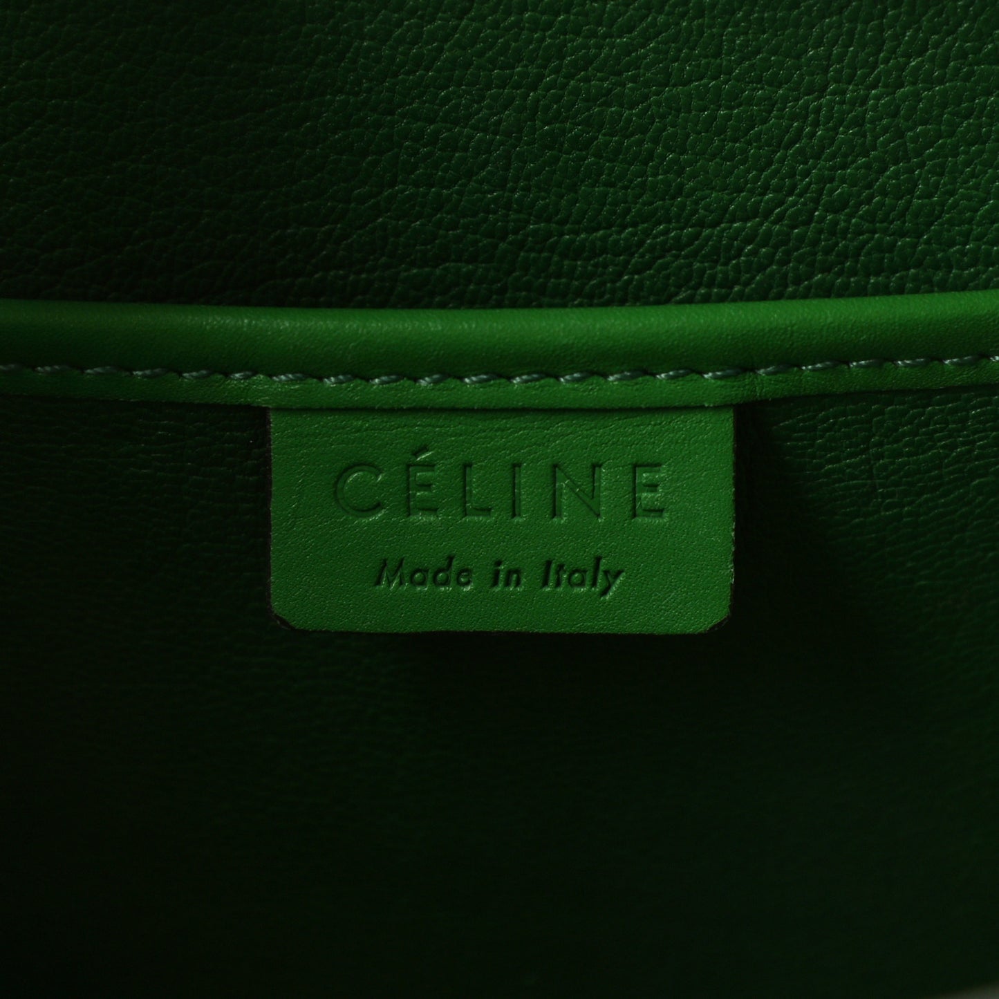Smooth Calfskin Nano Luggage Grass