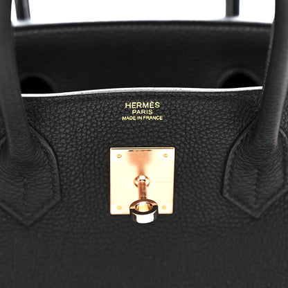 Hermes Togo Birkin 30 Black 6 of 11