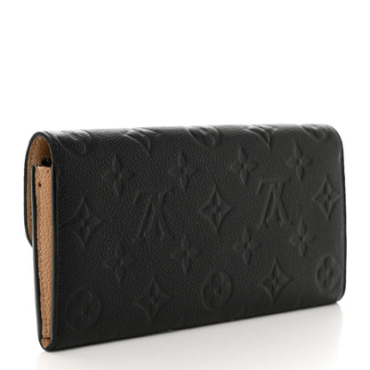 Louis Vuitton Empreinte Emilie Wallet Black Dune 3 of 7
