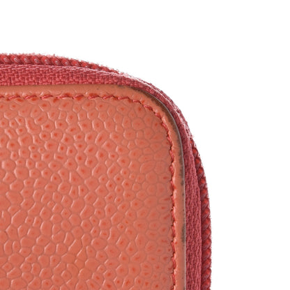 Chanel Caviar Timeless CC Large Gusset Zip Around Wallet Orange 13 of 16
