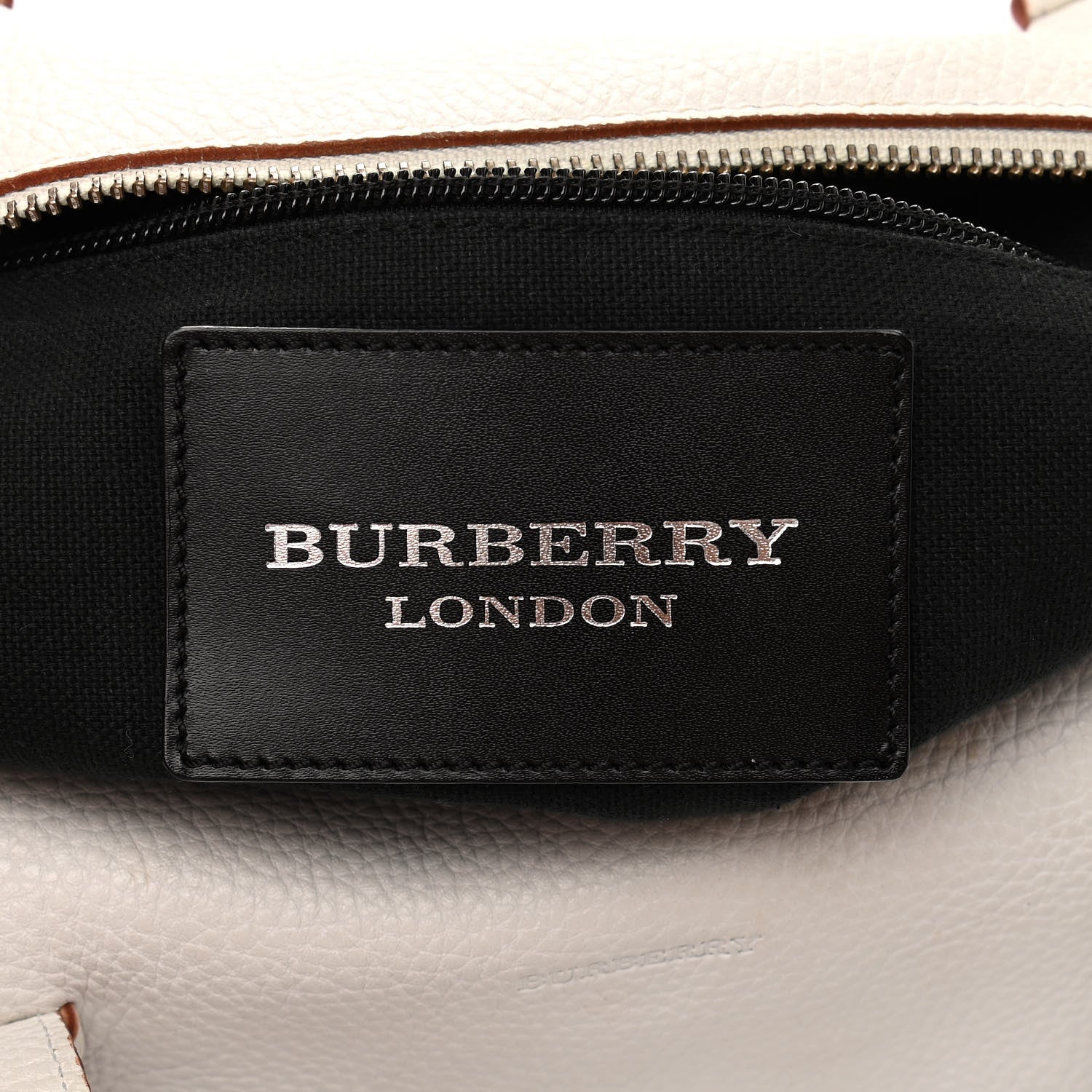 Burberry Calfskin Barrel Bag White 7 of 13