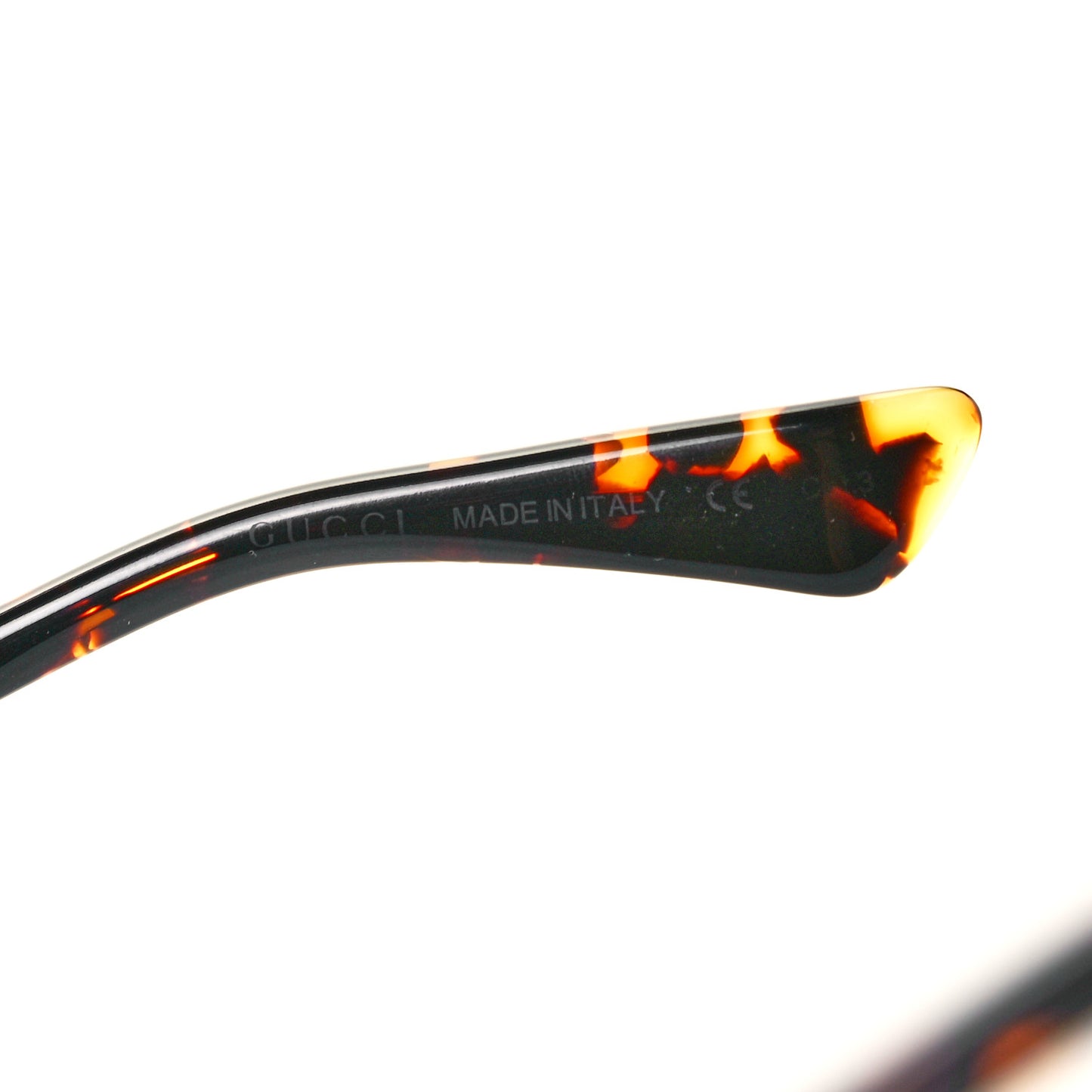 Round Avana Sunglasses GG0124SA Tortoise