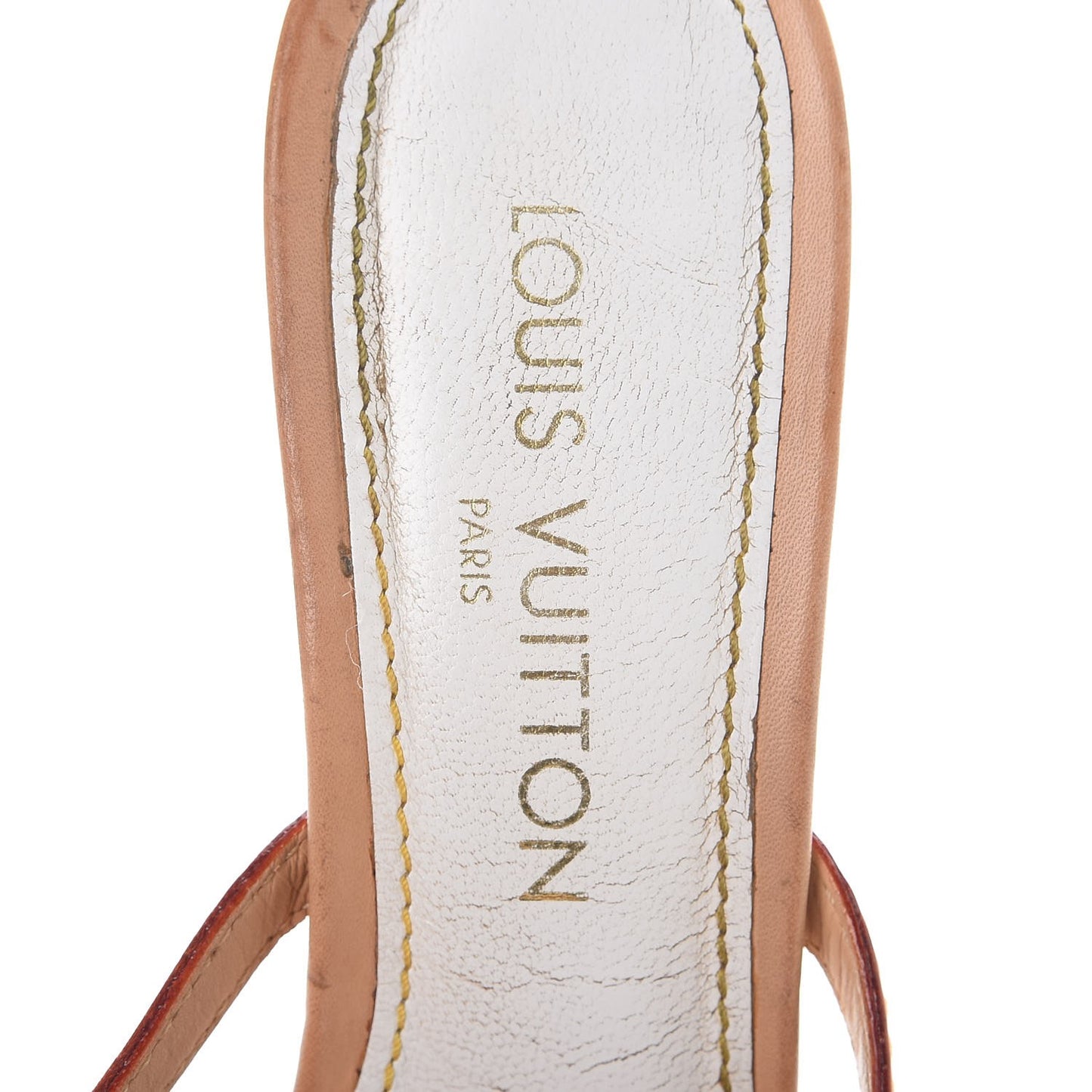 Monogram Multicolor Bow Wedge Sandals 39 White