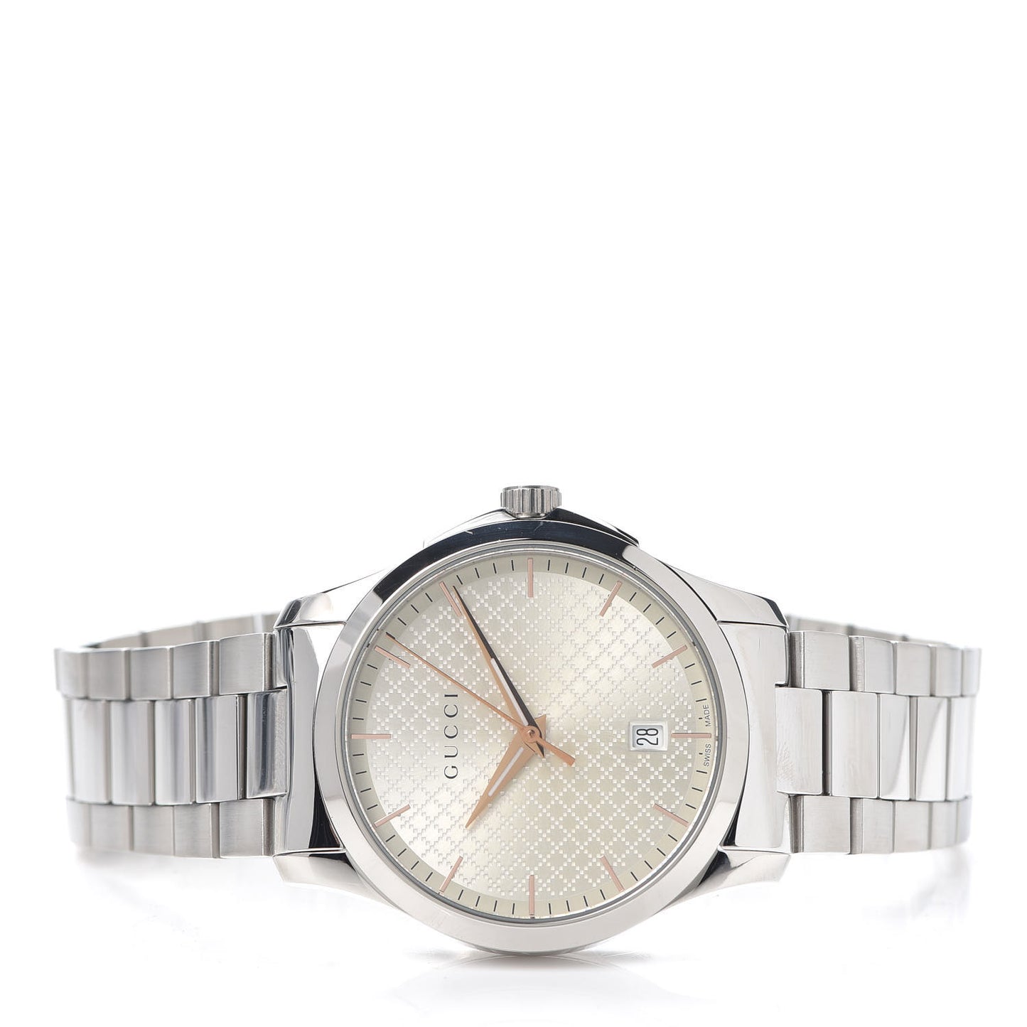 Stainless Steel 38mm G-Timeless Diamante Quartz Watch
